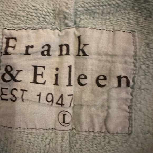 Frank and Eileen Sweat set. Sea foam color. Size Large. - Picture 5 of 10